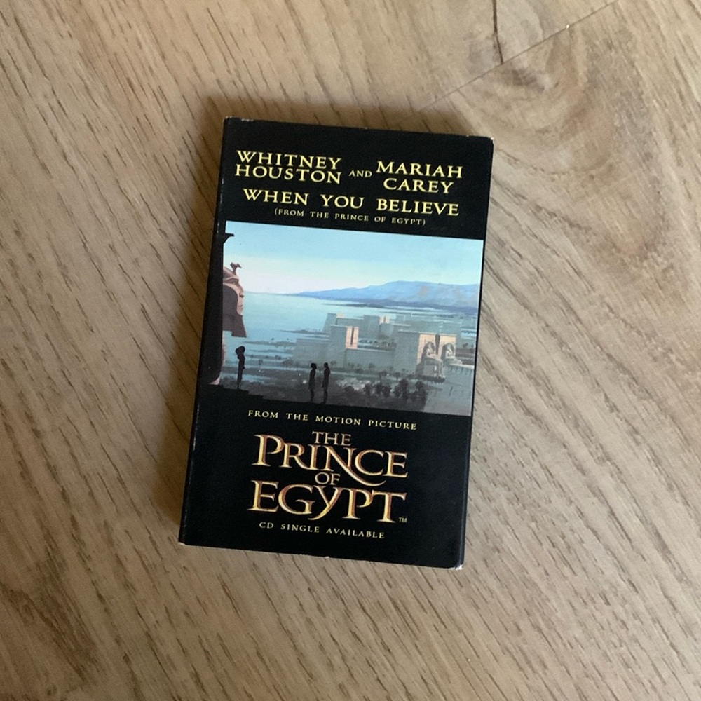 Rare Mariah and Whitney Cassette When You Believe